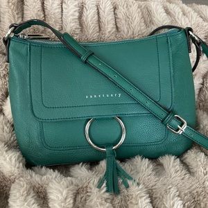 SANCTUARY Up To The Minute Leather Crossbody Bag